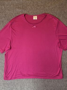 Aileen Too Vintage Blouse Womans 1X Fusia Grannycore Fairy Cottagecore Classic
